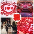 thumbnail image 5 of 3000 piezas de pétalos de rosa artificiales, pétalos de flores para una noche romántica, boda, fiesta, eventos, día de San Valentín, decoración, 5 of 5