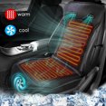 thumbnail image 2 of Lodintech Cooling and Heated Car Seat Cushion 12V Comfortable Cooling Car Seat Cover with Heat Summer Winter Ventilated Seat Cushion Cooling Pad Seat Warmer and Cooler for Vehicle 1PCS Black, 2 of 7