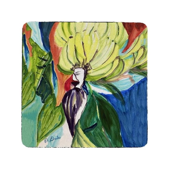 Betsy Drake CT1371 Bunch of Bananas Coaster - Set of 4