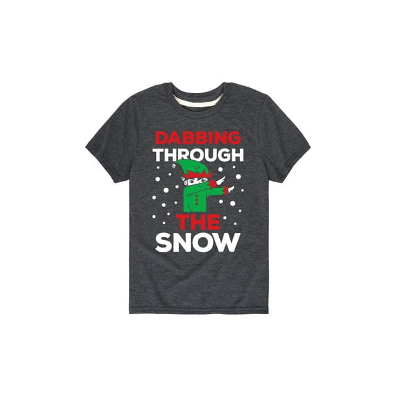 Instant Message - Dabbing Through The Snow - Youth Short Sleeve Tee