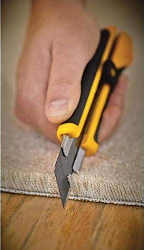 6 Pack Olfa 1071858 25mm Extra Heavy-Duty Fiberglass Rubber Grip Utility Knife (XH-1)