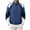 Blue, variant on Mens Color Block Stand Collar Lightweight Cooling Baseball Track Jacket, Full Zip Thin Spring Fall Windbreaker, Fashion Casual Daily Athletic Coat Blue
