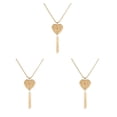 thumbnail image 1 of Minnieouse Collar de mujer Collares de borlas exquisitos para decoración diaria Dorado, Corazón Type1 NO1, 1 of 6