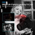 thumbnail image 2 of LN-3 Studio IRLight LED Light USB Rechargeable Infrared Night Vision Infrared Illuminator Replacement Compatible with DSLR Camera Photography Lighting Accessory, 2 of 7