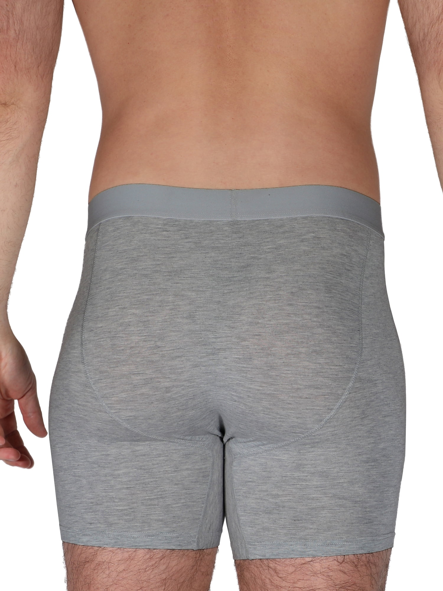 George Men's Soft Touch Rayon Boxer Briefs, 3 Pack