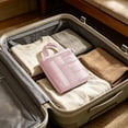 thumbnail image 6 of Mesh Shower Caddy Bag for Bathroom Gym Camping Portable Travel Mesh Toiletry Bag for Women Men (Pink,S), 6 of 6