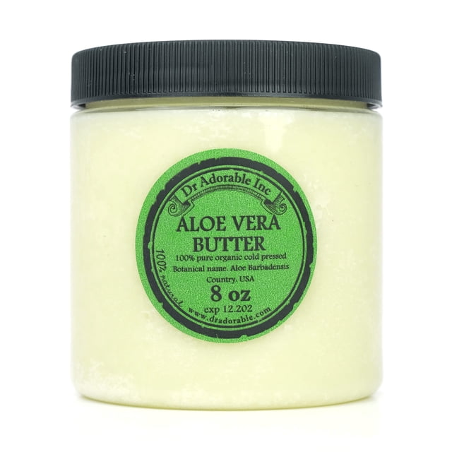 Dr Adorable - 8 oz - Mantequilla de aloe vera - Pure Natural Premium Orgánica prensada en frío