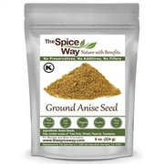 The Spice Way Premium .. Anise Seeds - Ground .. seeds (8 oz) also .. called Aniseed. Used for .. baking bread, cooking and .. even tea.