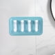 thumbnail image 5 of Ganchos plegables de pared para colgar sombreros y teléfono. Azul blanco, 5 of 9
