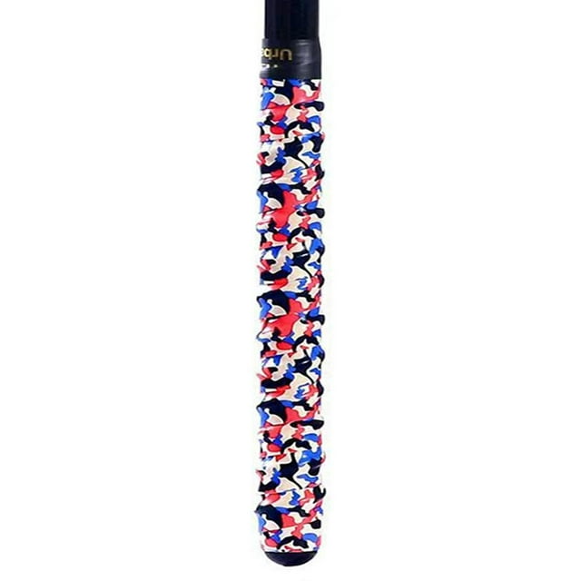 Sweat Absorbent Badminton Racket Grip Tape, Non-Slip Overgrip Wrap for Tennis Racquets, Camouflage Ribbed Handle Sleeve for Enhanced Control