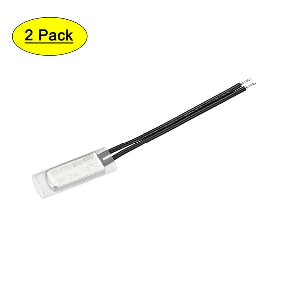 Uxcell KSD9700 Thermostat 45℃ N.O 5A Metal Bimetal Temperature Control Switch 2count