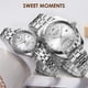 thumbnail image 3 of Reloj de pareja clásico WLISTH S938 con correa de acero y estilo, 3 of 8