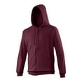 thumbnail image 3 of Awdis Plain Mens Hooded Full Zip Hoodie / Zoodie, 3 of 3