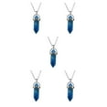 thumbnail image 2 of Colgantes de cristal Qarigey Hexágono Columna Exquisito Aniversario de vacaciones, 2 of 6