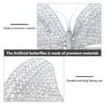 thumbnail image 2 of IFANLANDOR 6Pcs Diy Glitter Powder Butterflies Butterfly Shape Christmas Decorations For Shopping Center Photo Props, 2 of 8