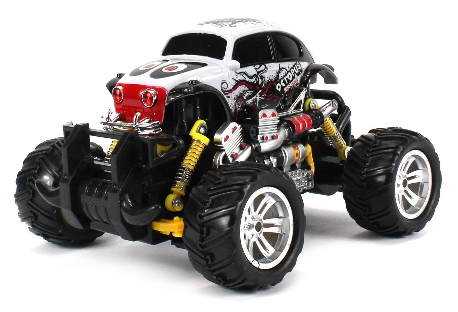 Graffiti Volkswagen Beetle Rc Off Road Monster Truck 1 18 Scale 4 Wheel Drive Rtr Working Hinged Spring Suspension Perform Various Drifts Colors May Vary Walmart Com Walmart Com