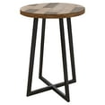 thumbnail image 1 of FirsTime & Co. Miles Rustic Table, 22"H x 16"W x 16"D, Natural, Aged Black, 1 of 4