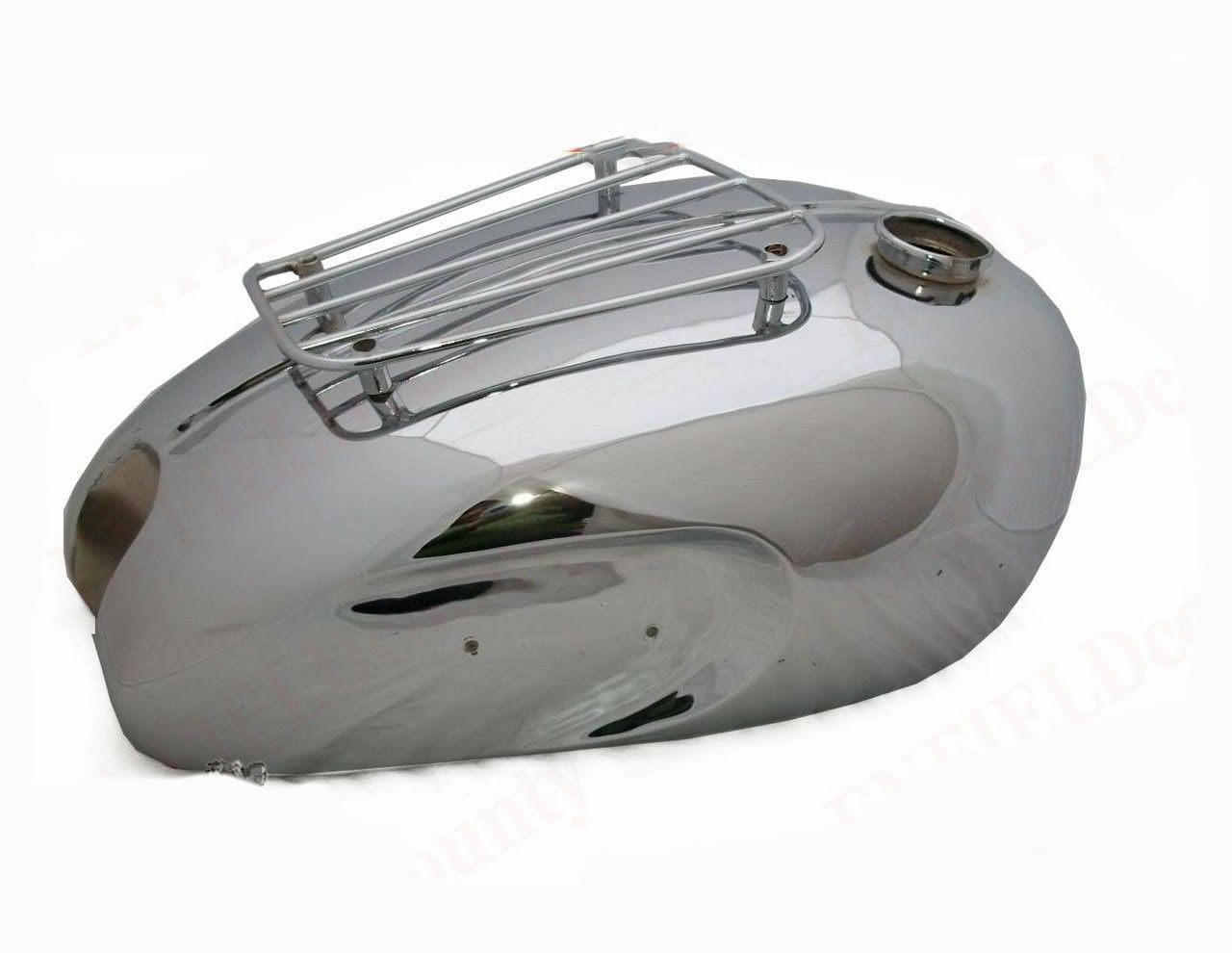 Fits Triumph 6T Thunderbird Petrol Fuel Tank With Grill Aluminium British