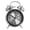 Silver, variant on Alarm Clock Can Be Timed Fashion Night Light Quartz Galvanized Metal Precision Clock Suitable For Home School Student Use