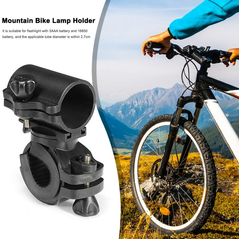 Nitouy Antiskid Mountain Bike Light Bracket Bicycle Flashlight Torch Mount Holder