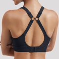 thumbnail image 5 of Everyday Bras for Women Pack of Bra Women S Bras Sports Bra Low Support 2 Cup Push up Bra Womens Bras No Underwire High Support Sports Bras One Shoulder Sports Bra Top Women Sports Bra High Black L, 5 of 6