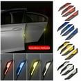 thumbnail image 3 of Reflective Carbon Fiber Auto Car Side Door Edge Protector Guard Sticker 4PCS, 3 of 3