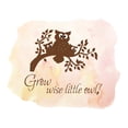 thumbnail image 2 of Animal Wall Decals for Children Playroom - Happy Owl Family On Tree Branch Owl DIY & Creativity Boy Girl Bedroom Wall Sticker - Size: 10 In x 8 In, 2 of 5
