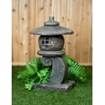thumbnail image 1 of 32IN GREY STONE PAGODA LANTERN, 1 of 3