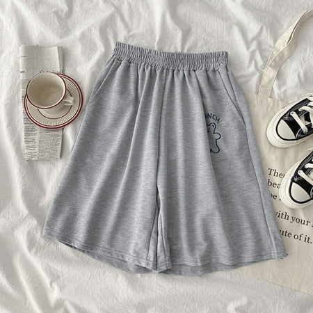 

CoCopeaunt Womens Shorts Loose Cute Light Home Clothes Pajama Style Pants Large Size Sleepwear Lounge Wear Fashion Summer Sleep Bottoms