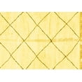 thumbnail image 1 of Ahgly Company Machine Washable Indoor Rectangle Solid Yellow Modern Area Rugs, 5' x 8', 1 of 4