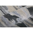 thumbnail image 6 of Feizy Dryden Transitional Abstract, Blue/Gray/Taupe, 1'6" x 1'6" Swatch Sheen Handmade Industrial Watercolor Design Carpet for Living Dining Bed Room, 6 of 9