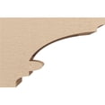 thumbnail image 3 of 6"W x 18"D x 12"H Classic Diane Rough Cedar Woodgrain TimberThane Corbel, Primed Tan, 3 of 6