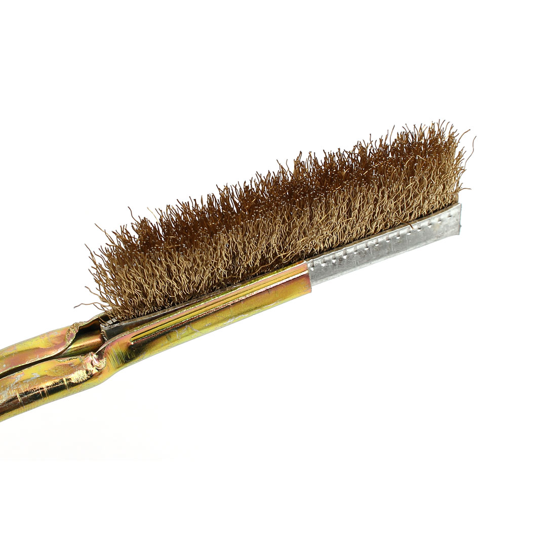 150mm Handle Length Straight Head Brass Wire Brushes 3pcs for Cleaning