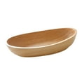 thumbnail image 4 of Plato de madera madera natural bandeja de servir ovalada de madera niño placa cookie dulces snacks platos l Magideal Plato de madera, 4 of 7