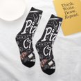 thumbnail image 4 of Goofa In Pizza We Crust Art Pattern Children's Crew Socks, Kids' Daily Wear and Sports Socks, Breathable Socks, Sports Socks, Moisture-Wicking Socks for Children, 4 of 6