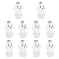 thumbnail image 4 of 10 botellas de jugo vacías con tapas herméticas, botellas reutilizables para batidos con dibujos de animales, de material PET, aptas para el hogar, eventos y negocios. perro, 4 of 9