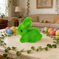 thumbnail image 5 of 10Pcs Easter Bunny Foam Decoration, CQCYD Easter Decorations, Colorful Flocking Rabbit Ornaments Foam Bunny Figures For Spring Party Wreath Branch Floral Arrangement Home Table Centerpiece Decor, 5 of 6
