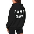 thumbnail image 4 of WEAIXIMIUNG Sweat-Shirt pour Enseignant 3X, Hoodie à Fermeture Éclair Imprimé Jour de Match de Rugby Décontracté pour Femmes, 4 of 6