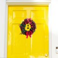 thumbnail image 4 of Corona de vacaciones perfecl Decoraciones artísticas navideñas para puerta principal Rojo 43cm, 4 of 7