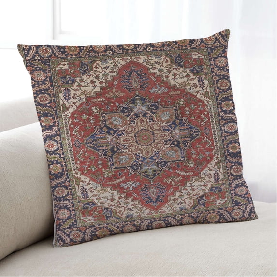 Ahgly Company Indoor Square Mid-Century Modern Throw Pillow, 18 inch by 18 inch