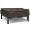 thumbnail image 1 of Simpli Home Dover 36 inch Wide Square Coffee Table with Lift Top and Storage, Distressed Brown, 1 of 5