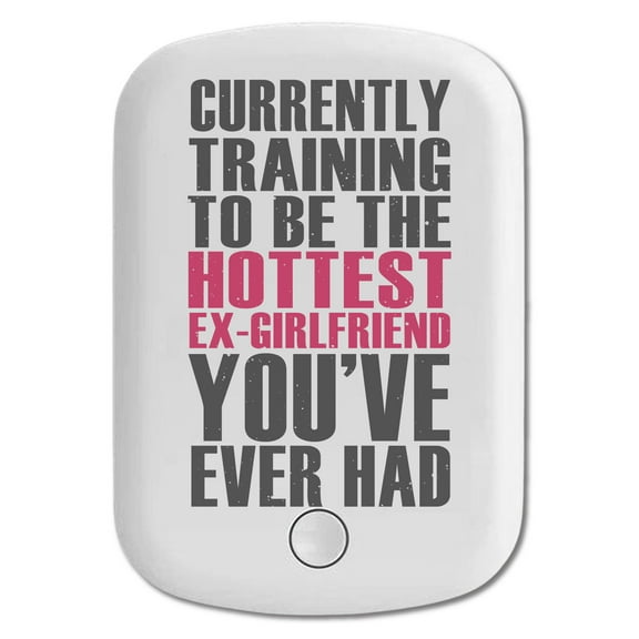 DistinctInk Magnetic Battery Pack, 5000 mAh Wireless Portable Charger with USB-C Cable, Compatible with MagSafe iPhone 14 / 13 / 12 Series - Training to be Hottest Ex Girlfriend Ever