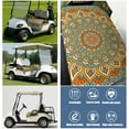 thumbnail image 6 of Universal 51" x 31" Golf Cart Seat Protector, Mandala Pattern Microfiber Towel for Front Bench Seats, 6 of 8