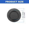 thumbnail image 2 of Tapón de desagüe para bañera de 1.69", tapón de fregadero de goma universal, plateado, 2 of 6
