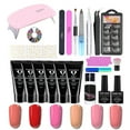 thumbnail image 2 of Nail Extension Gel Set Nails Gel Kit Fast Complete Nail Art Set, 2 of 9