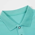 thumbnail image 3 of JingHai Men's Golf Polo Shirt Regular-Fit Quick-Dry Tactical Shirts Short and Long Sleeve Jersey Tennis Shirt Sport Cool Dri Polo Shirt Moisture-Wicking Performance Polo Shirt Mint Green XL, 3 of 5