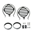 thumbnail image 3 of 2x Cubiertas para faros antiniebla de motocicleta, repuestos prácticos, accesorios de repuesto Negro, 3 of 9
