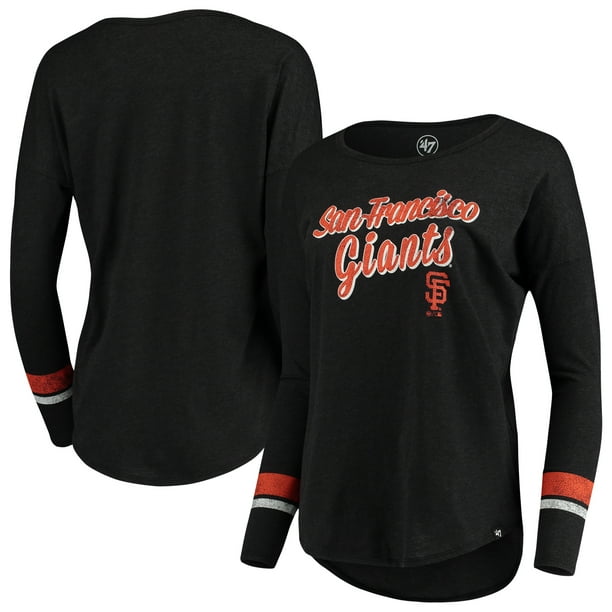 San Francisco Giants '47 Women's Club Courtside Stripe Long Sleeve T