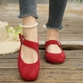 thumbnail image 7 of Women's Comfortable Mary Jane Flats Fashion Casual Dress Shoes Cute Closed Toe Lightweight Walking Shoes Women's Casual Soft Flat Shoes, 7 of 7