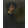 thumbnail image 2 of James Abbott McNeill Whistler 20x24 Gold Ornate Framed and Double Matted Museum Art Print Titled - Self-Portrait (1870-1875), 2 of 4